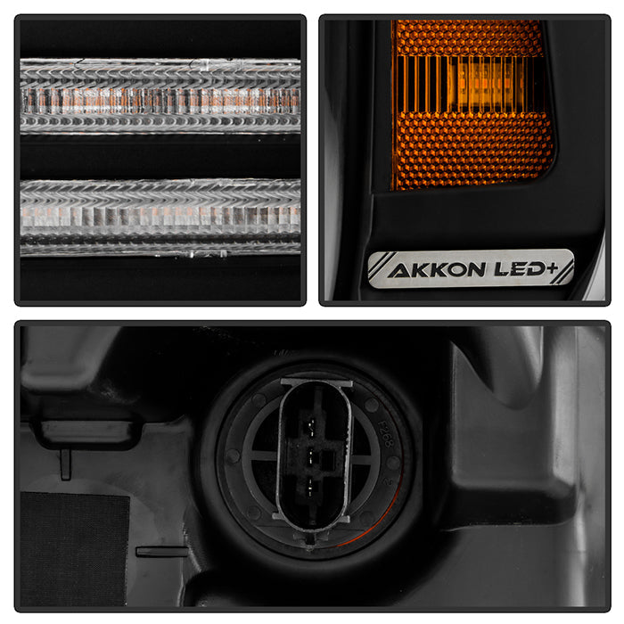 SPYDER Xtune 21-23 Ford F150 (Halogen Models) Full LED Headlights - Black (PRO-JH-FF15021-FLED-BK) 9052590