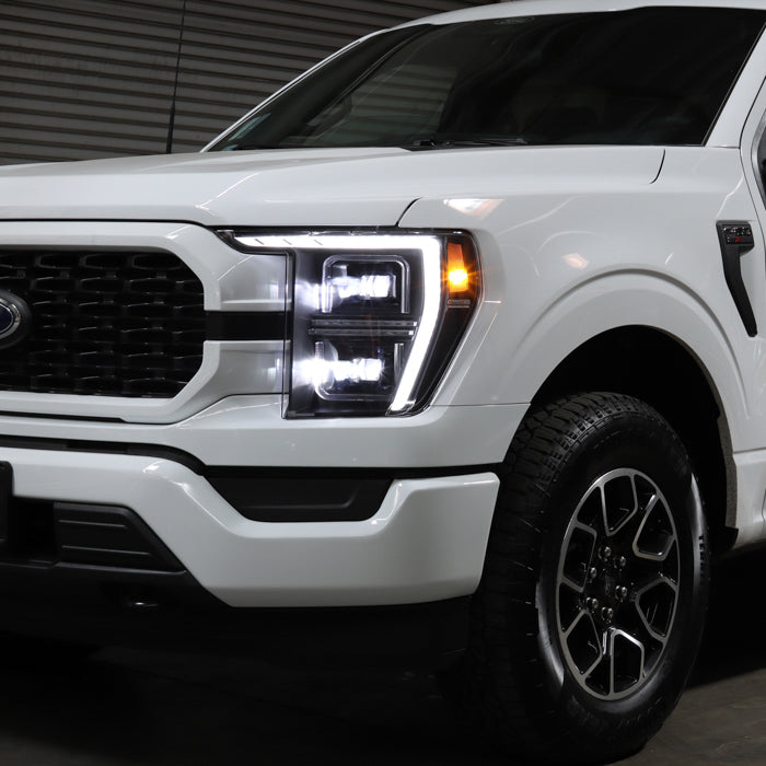 SPYDER Xtune 21-23 Ford F150 (Halogen Models) Full LED Headlights - Black (PRO-JH-FF15021-FLED-BK) 9052590