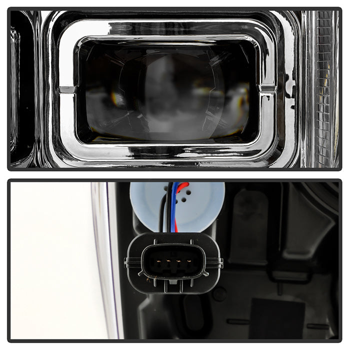 SPYDER Xtune 21-23 Ford F150 (Halogen Models) Full LED Headlights - Chrome (PRO-JH-FF15021-FLED-C) 9052606