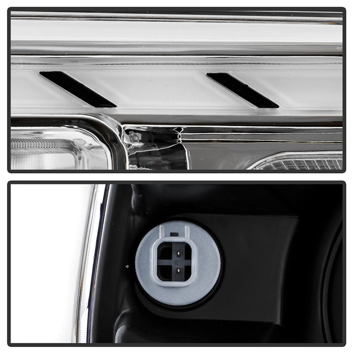 SPYDER Xtune 21-23 Ford F150 (Halogen Models) Full LED Headlights - Chrome (PRO-JH-FF15021-FLED-C) 9052606