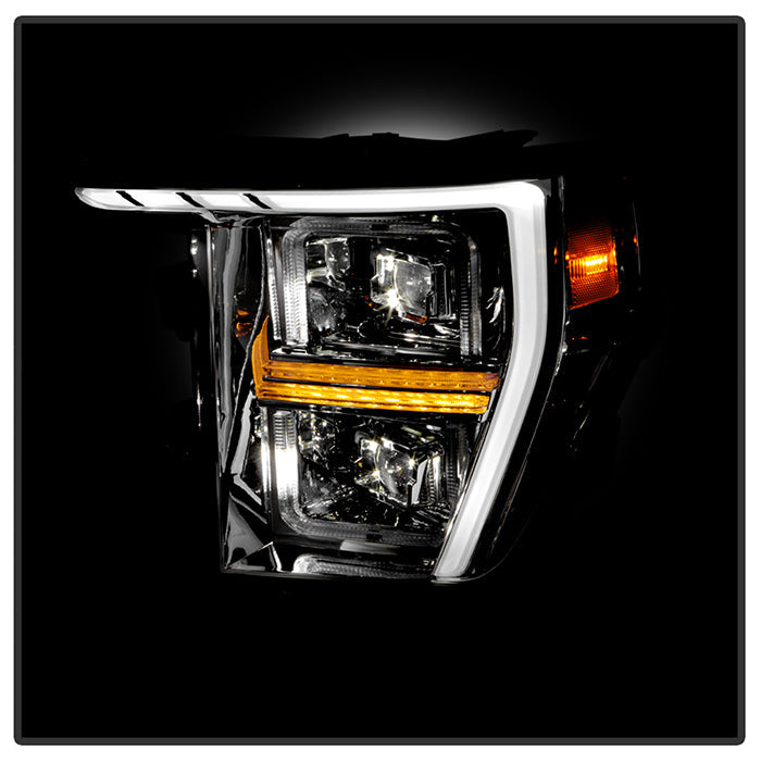 SPYDER Xtune 21-23 Ford F150 (Halogen Models) Full LED Headlights - Chrome (PRO-JH-FF15021-FLED-C) 9052606