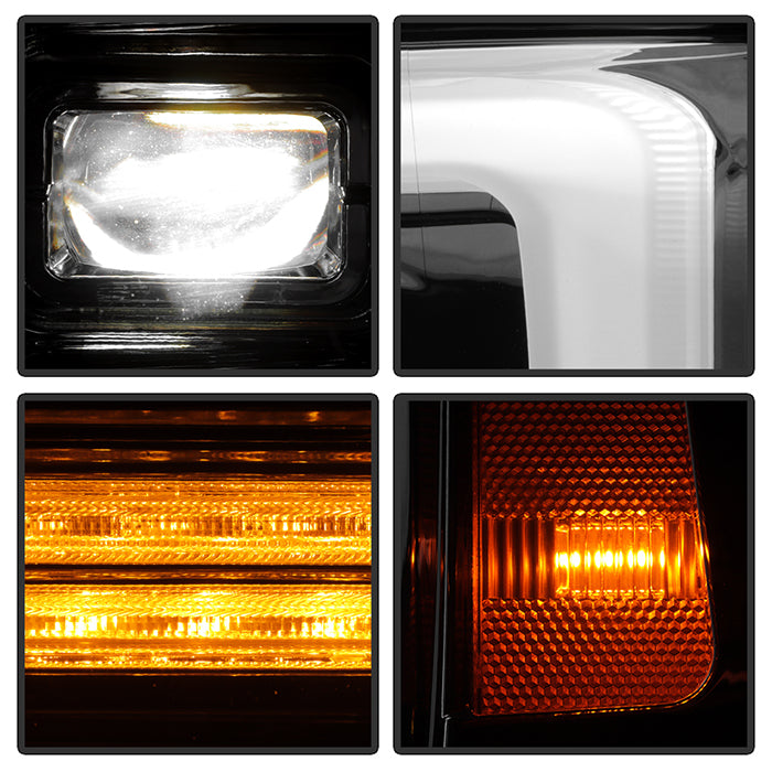 SPYDER Xtune 21-23 Ford F150 (Halogen Models) Full LED Headlights - Chrome (PRO-JH-FF15021-FLED-C) 9052606