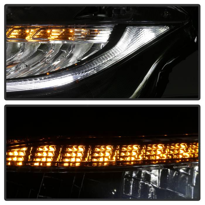 SPYDER xTune 16-18 Honda Civic (Excl Touring) OEM LED Headlights (LED High/Low Beams) (PRO-JH-HC16-OELED-C) 9043178