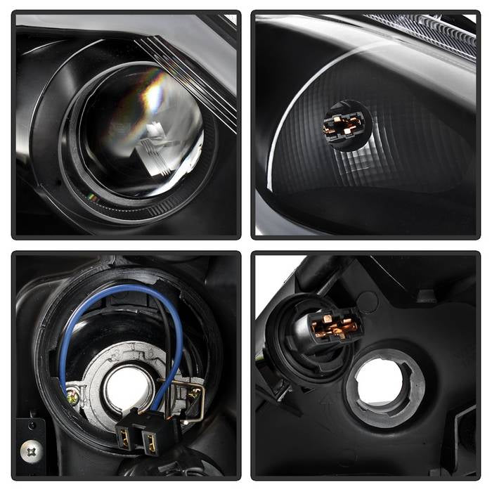 SPYDER xTune 10-13 Infiniti G37 (HID w/o Tech Pkg) Proj Headlights w/Signal - Blk (PRO-JH-IG3507-4D-LB-BK) 9043086