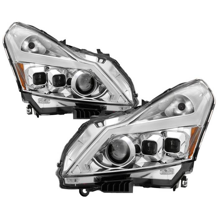 SPYDER xTune 10-13 Infiniti G37 Sdn LED Proj H.L. w/Seq. Sig - Chrm (PRO-JH-IG3507-4D-LB-C) 9043109