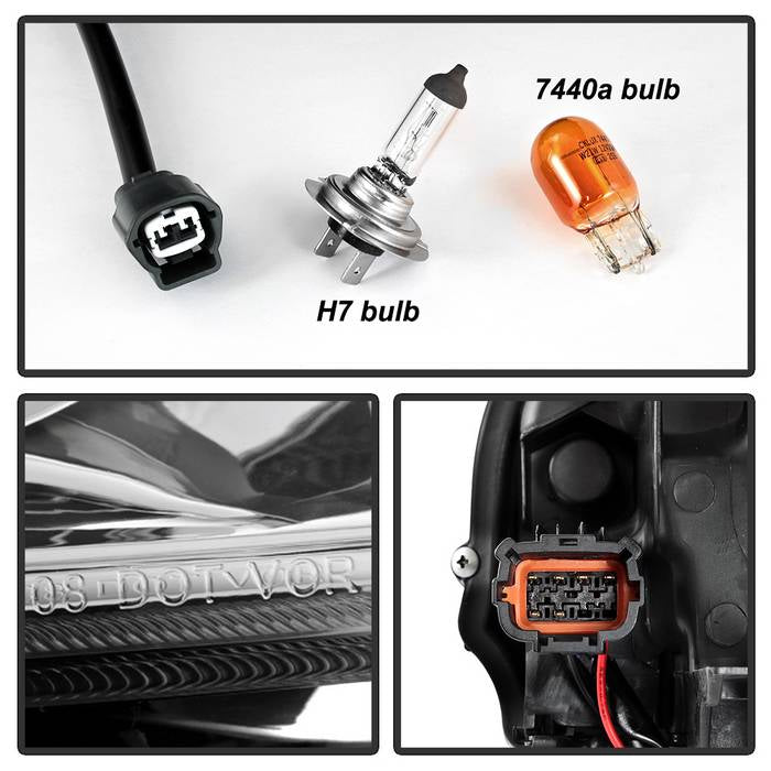 SPYDER xTune 10-13 Infiniti G37 Sdn LED Proj H.L. w/Seq. Sig - Chrm (PRO-JH-IG3507-4D-LB-C) 9043109