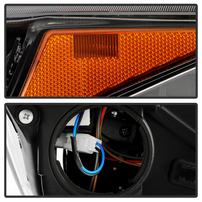 SPYDER xTune 14-17 Infiniti Q50 Sedan HID (w/o Adaptive) Projector Headlights Black PRO-JH-IQ5014-4D-AM-BK 9946301