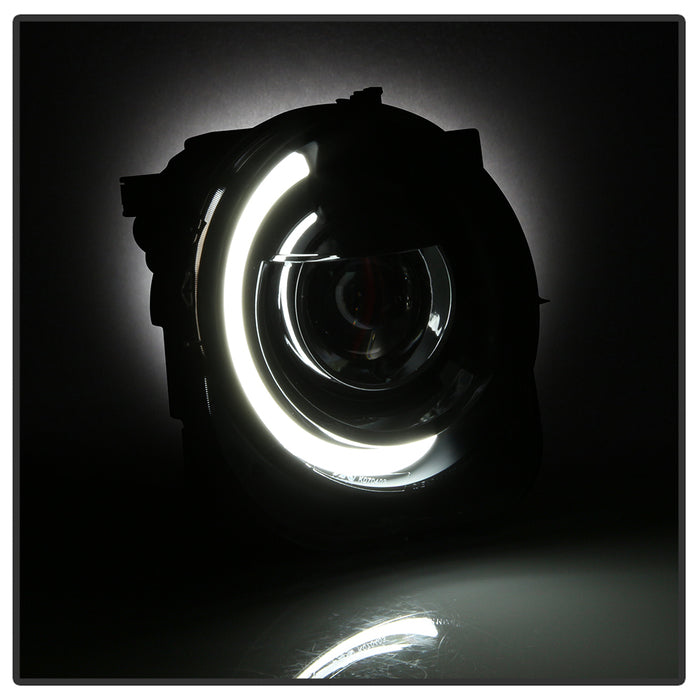 SPYDER xTune 15-17 Jeep Renegade Light Bar DRL Projector Headlights -Black (PRO-JH-JREN-LBDRL-BK) 9039720