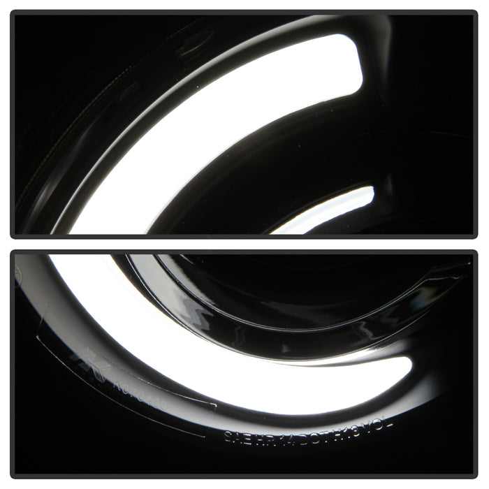 SPYDER xTune 15-17 Jeep Renegade Light Bar DRL Projector Headlights -Black (PRO-JH-JREN-LBDRL-BK) 9039720