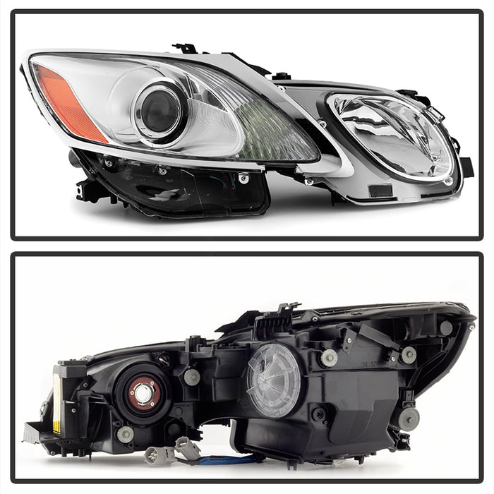 SPYDER xTune Lexus GS 06-11 OE Projector Headlights - Chrome Right PRO-JH-LGS06-AFS-AM-C-R 9936395