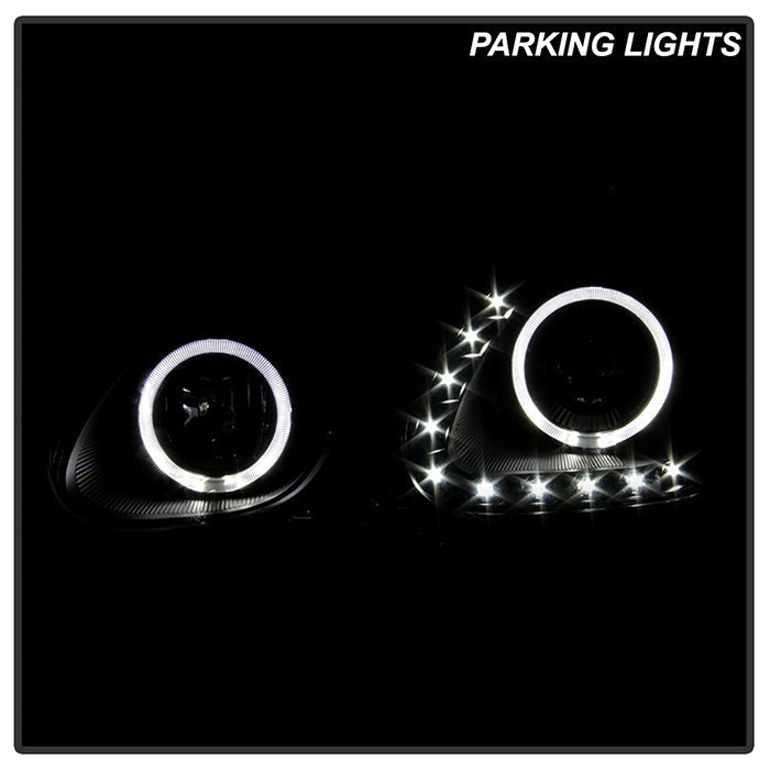 SPYDER Xtune Lexus GS300/GS400/GS430 98-05 Halogen Only Halo Projector Headlights Black PRO-JH-LGS98-LED-BK 9027826