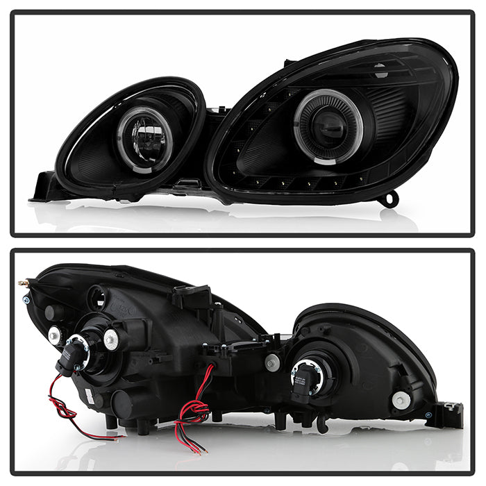 SPYDER Xtune Lexus GS300/GS400/GS430 98-05 Halogen Only Halo Projector Headlights Black PRO-JH-LGS98-LED-BK 9027826