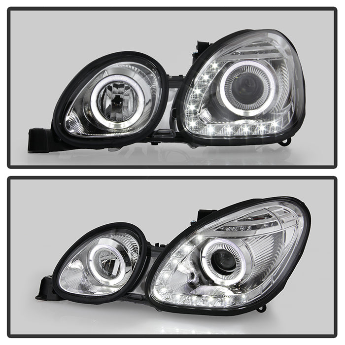 SPYDER Xtune Lexus GS300/GS400/GS430 98-05 Halogen Only Halo Projector Headlights Chrome PRO-JH-LGS98-LED-C 9027833