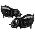 SPYDER xTune Mercedes Benz W211 E -Class E320 03-09 Projector Headlights - Black PRO-JH-MBW21103-BK 9036668