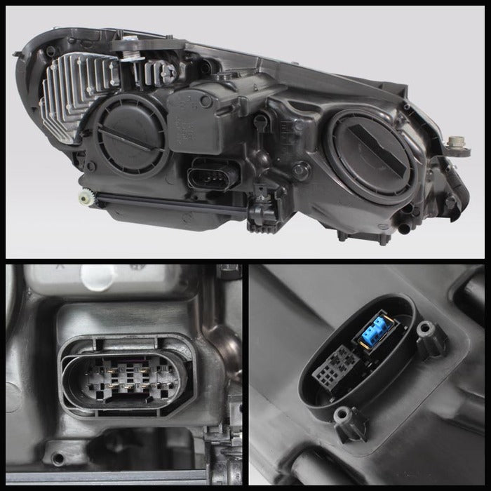 SPYDER Xtune Mercedes E-Class 10-12 OE Projector Headlights (w/AFS. Hid Fit) Black PRO-JH-MBW21210-AFS-BK 5075826
