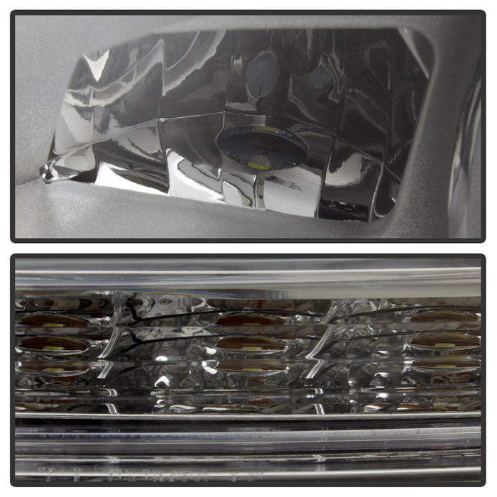 SPYDER xTune Mercedes Benz S-Class W221 LED Projector Headlights - Chrome (PRO-JH-MBW22107-HID-C) 9937064