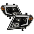 SPYDER xTune Nissan Frontier 09-20 Projector Headlights - Light Bar DRL - Black 9051395