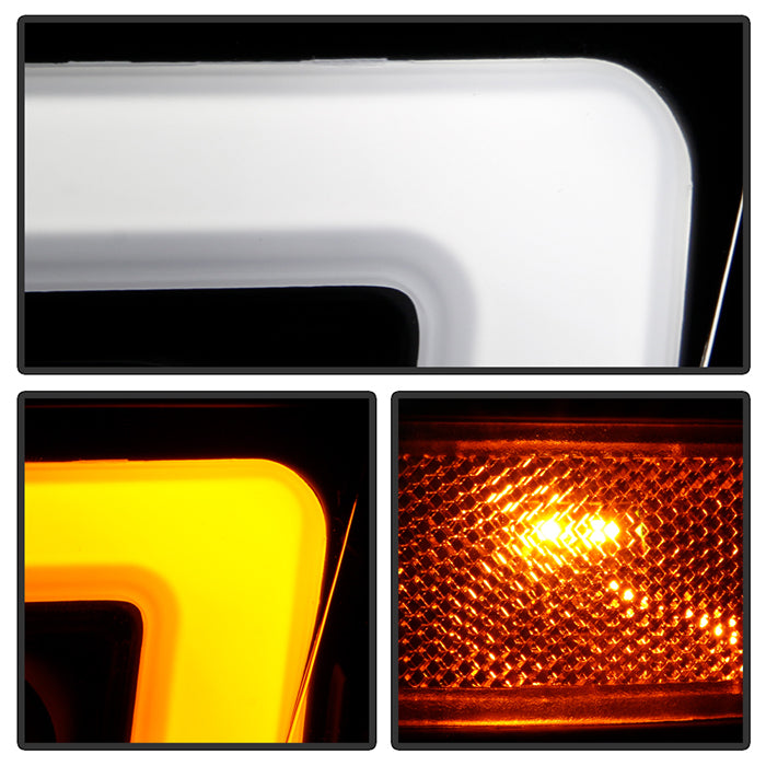 SPYDER xTune Nissan Frontier 09-20 Projector Headlights - Light Bar DRL - Black 9051395