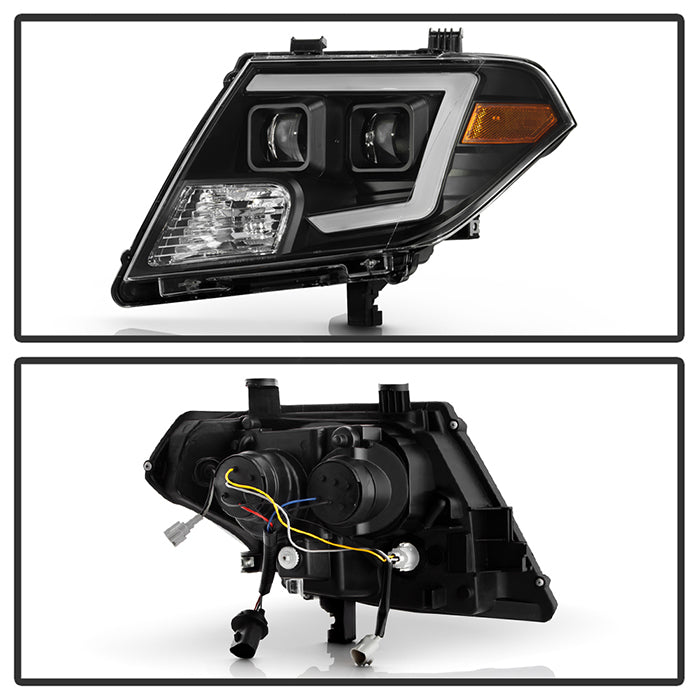 SPYDER xTune Nissan Frontier 09-20 Projector Headlights - Light Bar DRL - Black 9051395