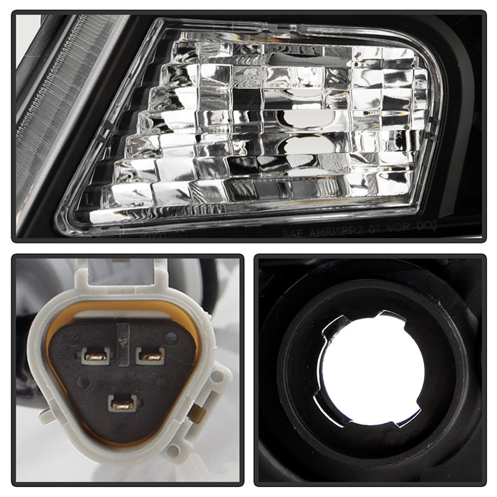 SPYDER xTune Nissan Frontier 09-20 Projector Headlights - Light Bar DRL - Black 9051395