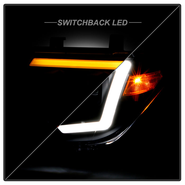 SPYDER xTune Nissan Frontier 09-20 Projector Headlights - Light Bar DRL - Black 9051395