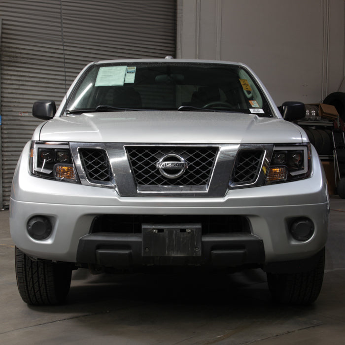 SPYDER xTune Nissan Frontier 09-20 Projector Headlights - Light Bar DRL - Black 9051395