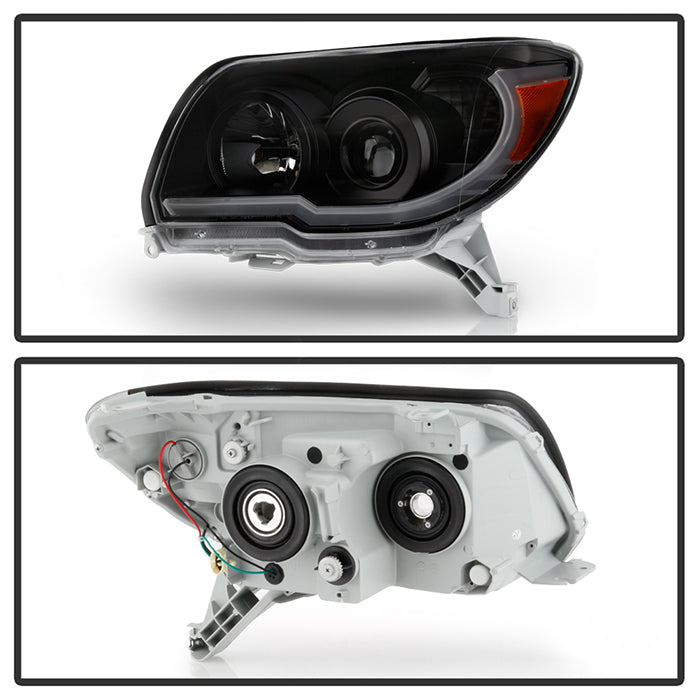 SPYDER Xtune Toyota 4Runner 06-09 LED Light Bar Projector Headlights 9046858
