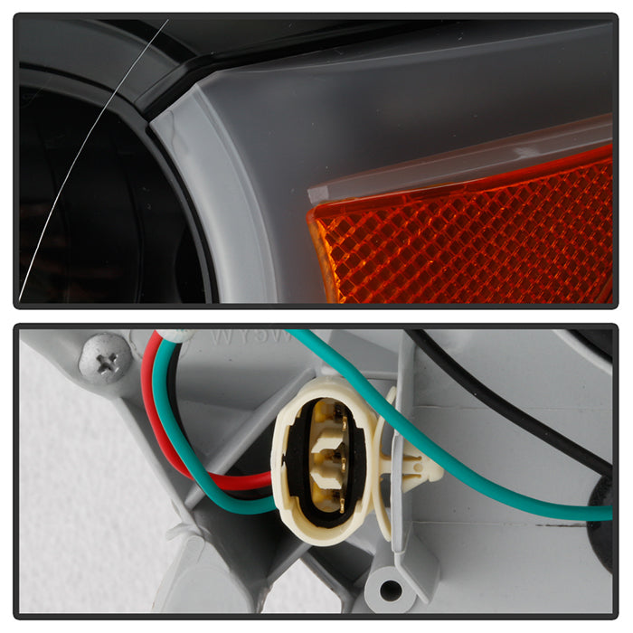 SPYDER Xtune Toyota 4Runner 06-09 LED Light Bar Projector Headlights 9046858