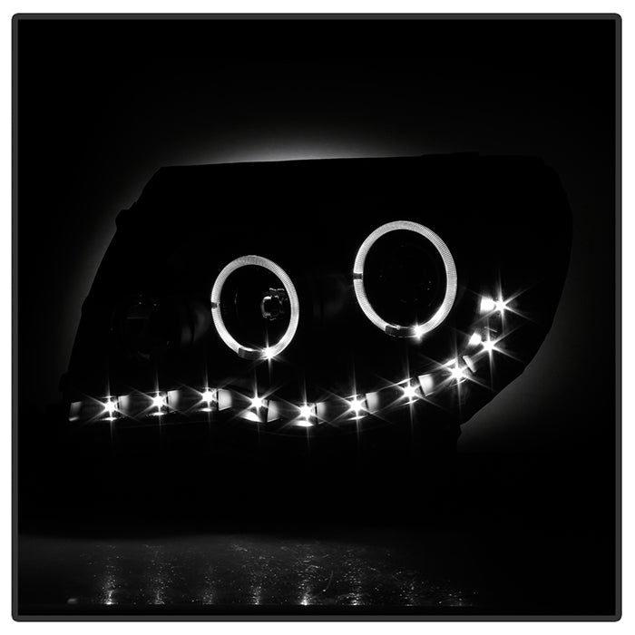 SPYDER Xtune Toyota Tacoma 05-11 Halo Projector Headlights Black PRO-JH-TT05-LED-BK 9027857
