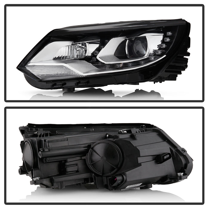 SPYDER VW Tiguan 12-17 LED/DRL Projector Headlights Chrome PRO-JH-VWT12-LED-C 9948527