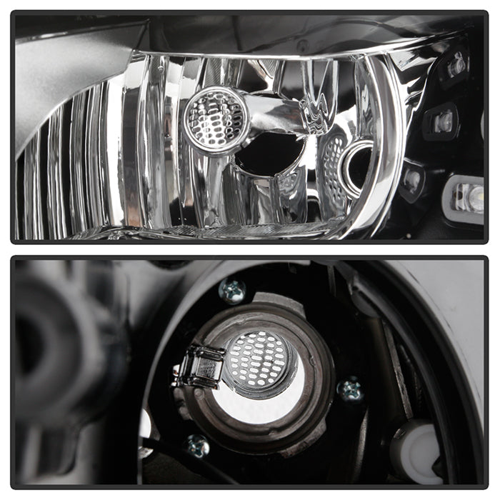 SPYDER VW Tiguan 12-17 LED/DRL Projector Headlights Chrome PRO-JH-VWT12-LED-C 9948527