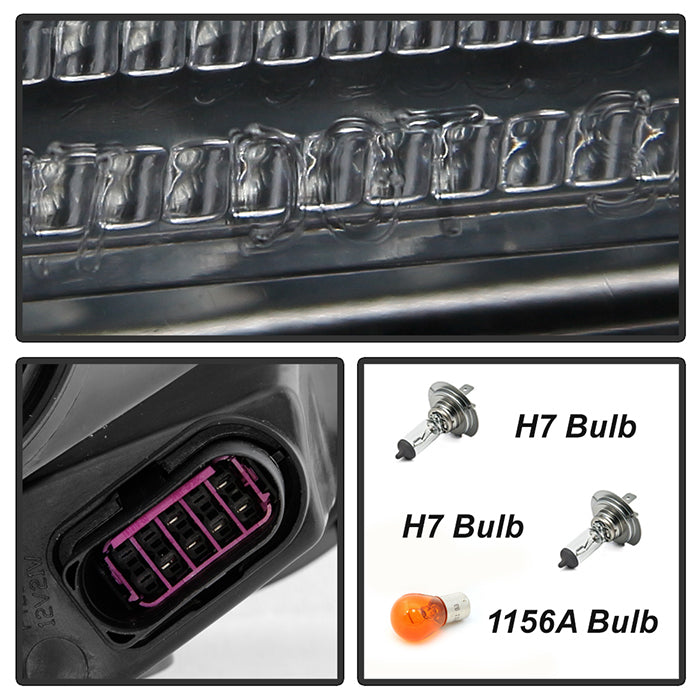 SPYDER VW Tiguan 12-17 LED/DRL Projector Headlights Chrome PRO-JH-VWT12-LED-C 9948527