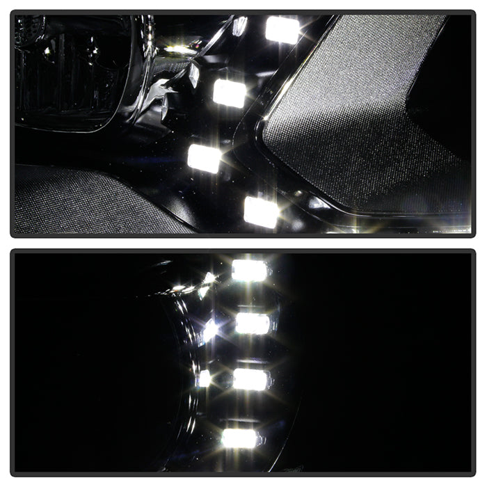 SPYDER VW Tiguan 12-17 LED/DRL Projector Headlights Chrome PRO-JH-VWT12-LED-C 9948527
