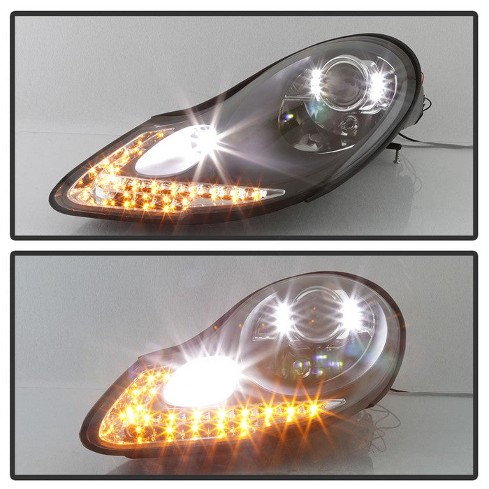 SPYDER xTune 97-04 Porsche Boxster 986 Projector Halogen Headlights - Black (PRO-ON-PBX98697-LED-BK) 9038747