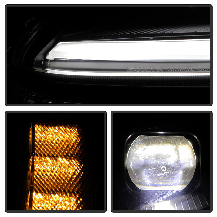 SPYDER Apex Series 05-13 Chevrolet C6 Corvette Hi Powered LED Module Headlights 5087959