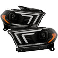 SPYDER 11-13 Dodge Durango (HID Model Only) Projector Headlights - Black PRO-YD-DDU11HIDSI-BK 5088680