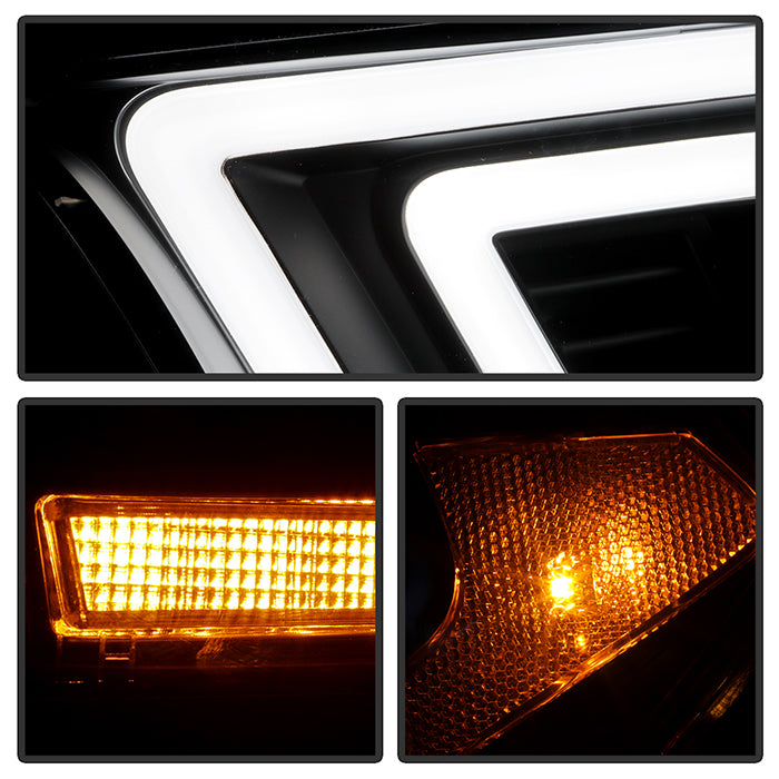 SPYDER 11-13 Dodge Durango (HID Model Only) Projector Headlights - Black PRO-YD-DDU11HIDSI-BK 5088680