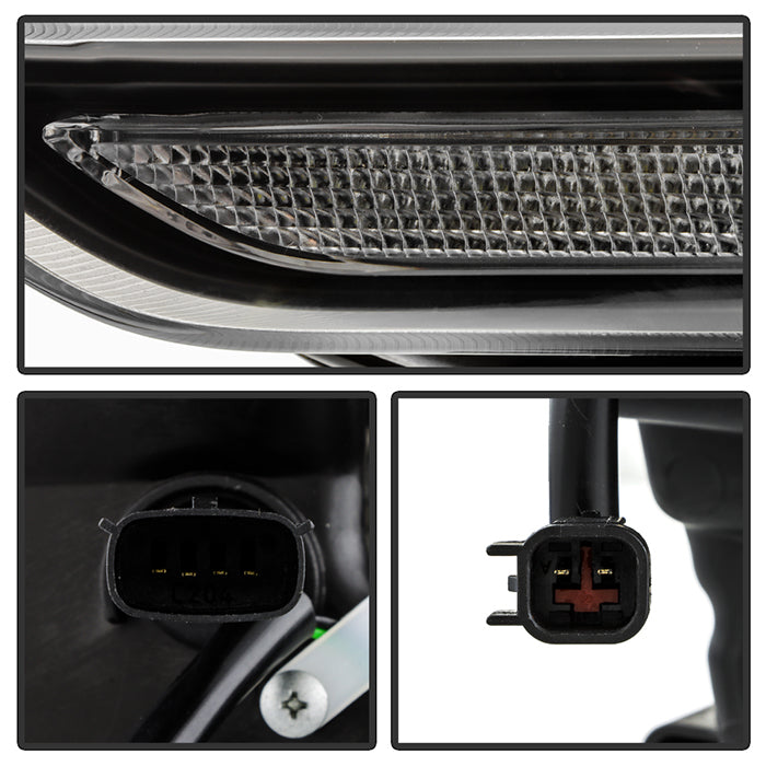 SPYDER Signature 20-21 Ford F150 (Halogen Model) Proj. Headlights - Black (PRO-YD-FF15021HALSI-BK) 5088703