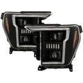 SPYDER Signature 20-21 Ford F150(Halogen Model) Proj. Headlights - Black(PRO-YD-FF15021HALSI-SEQ-BK) 5088710