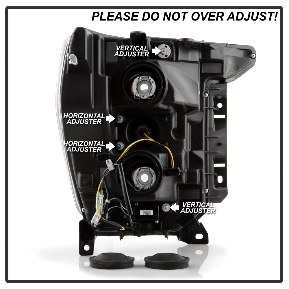 SPYDER Signature 20-21 Ford F150(Halogen Model) Proj. Headlights - Black(PRO-YD-FF15021HALSI-SEQ-BK) 5088710