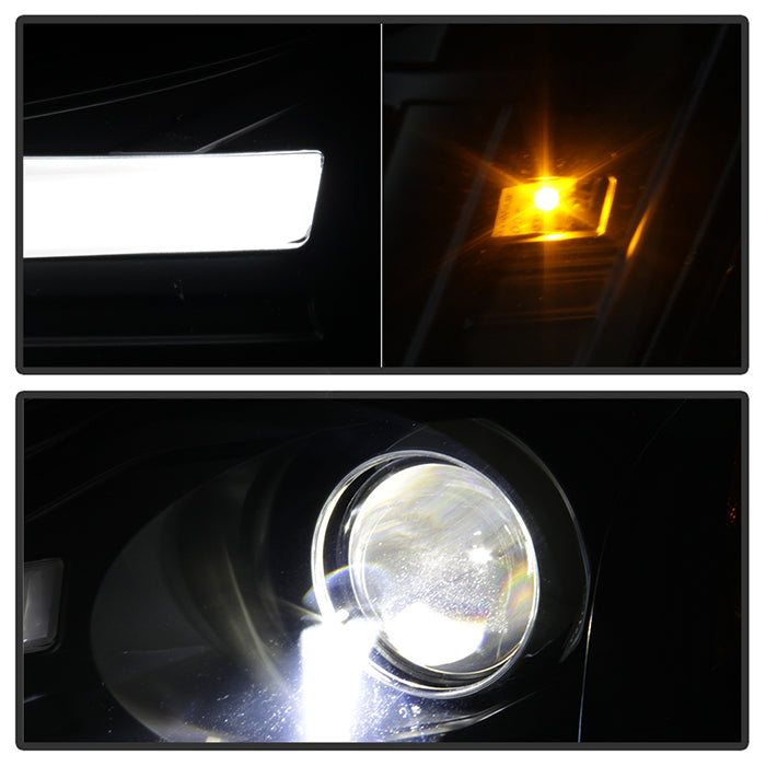 SPYDER 04-15 Nissan Titan High-Power LED Module Equipped Headlights - Black (PRO-YD-NTI04PL-BK) 5088406