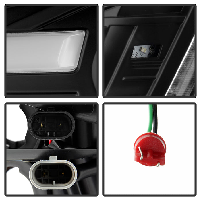 SPYDER 04-15 Nissan Titan High-Power LED Module Equipped Headlights - Black (PRO-YD-NTI04PL-BK) 5088406