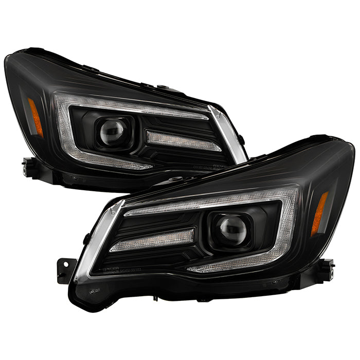 SPYDER Signature Subaru Forester 14-16 Halogen Model Only Headlights (PRO-YD-SUFO14SI-BK) 5088444