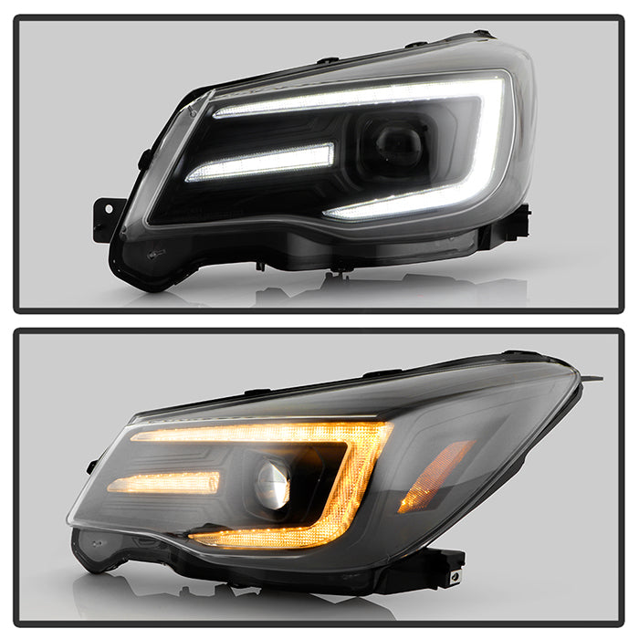 SPYDER Signature Subaru Forester 14-16 Halogen Model Only Headlights (PRO-YD-SUFO14SI-BK) 5088444