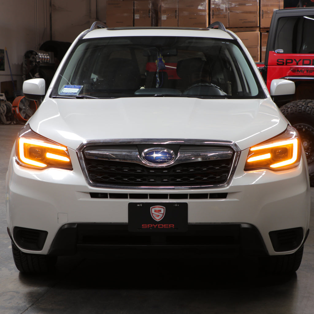 SPYDER Signature Subaru Forester 14-16 Halogen Model Only Headlights (PRO-YD-SUFO14SI-BK) 5088444