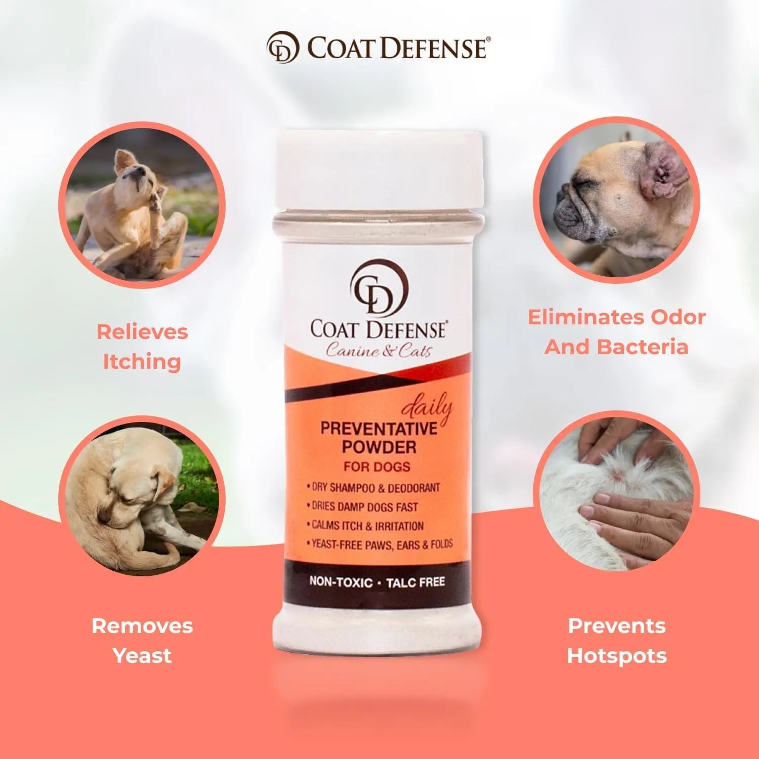 Paw Licker Bundle Dog Yeast Relief Powder & Sensitive Skin Shampoo