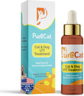 Pet Urinary Tract Support Drops Cat Dog Bladder Kidney Cranberry Chamomile