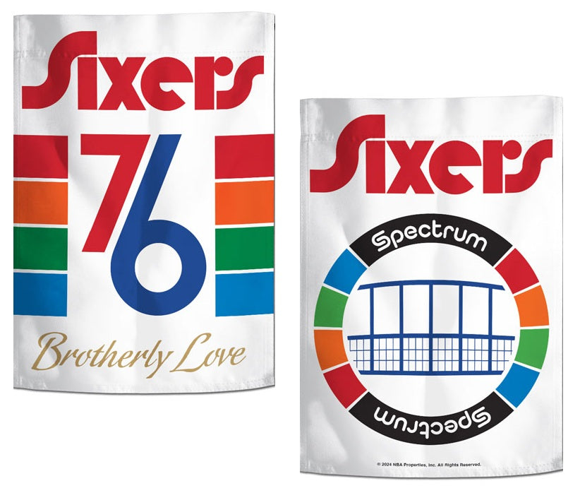 Philadelphia 76ers City Garden Flag 2 Sided