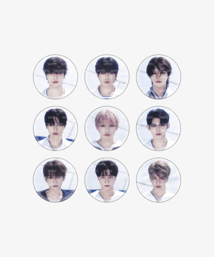 &TEAM - Aoarashi 2nd Single Album Official MD Photo Can Badge