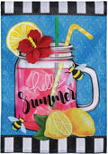 Pink Lemonade 2 Sided Garden Flag